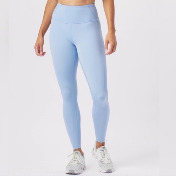 Glyder Pants - Glyder Jubilant Ribbed Leggings, Ice Blue XXS
